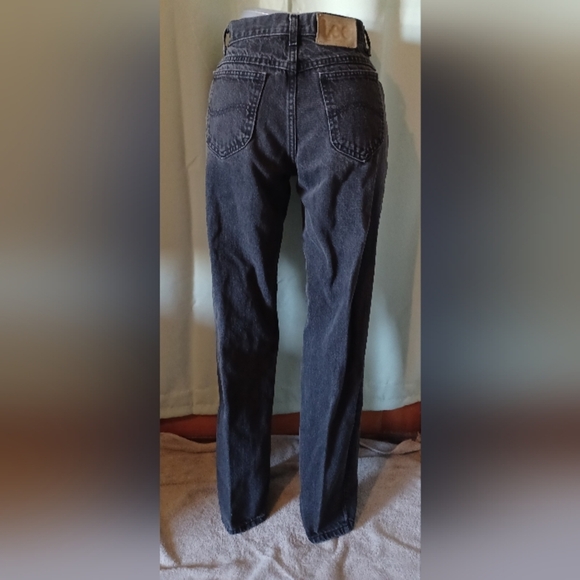 A Lee Vintage Men's Women's Unisex Black Jeans - Picture 1 of 6